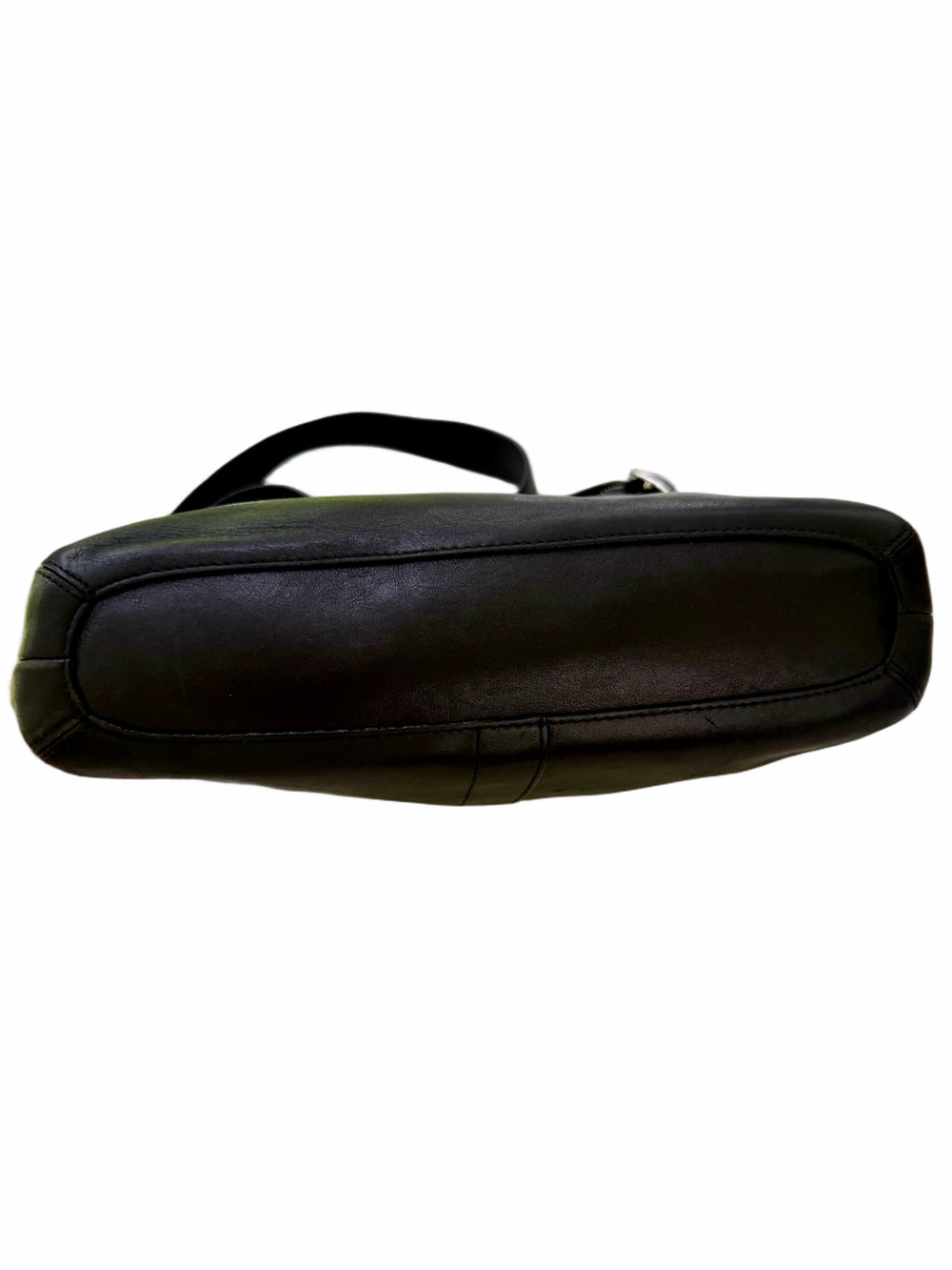 Coach # 9188 Legacy Slim Duffel Crossbody Black Leather Purse Shoulder Bag - Picture 6 of 16